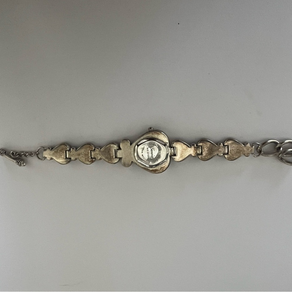 Brighton Silver Heart Link Bracelet